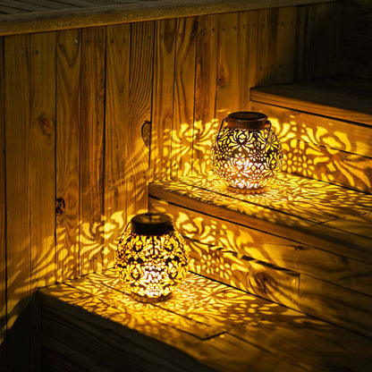🔥🎁Nyhet 50 % RABATT🔥💡Dekorativ hängande solcellslykta för utomhusbruk