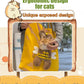 🐱 50 % RABATT NU! 🐝 Cute dew head shape cat bag – söt, bekväm & bärbar – perfekt för att transportera katter överallt 💗