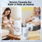 🔥🎁Nyhet 50 % RABATT🔥Livefull Smart Hot Face Towel Heater Machine CL01 – 5 sekunders snabb uppvärmning & konstant temperatur på 55°C, automatisk handdukdistribution med smarta röstmeddelanden, inklusive 20 komprimerade handdukar.