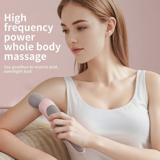 🔥🎁Nyhet 50 % RABATT🔥Bärbar handhållen massageapparat – USB-uppladdningsbar med högfrekvent vibrationsmotor