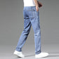 Unisex stretchjeans med flera fickor