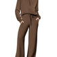 🔥Dames Zachte en Comfortabele 2-delige Loungewear Set