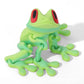 🐸 Söt 3D-groda kylskåpsmagnet – Stark magnet, rolig dekoration & perfekt presentval!