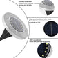 🎁Köp 2 få 1 gratis🔥8-LED solcellsdrivna marklampor för trädgård utomhus