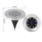 🎁Köp 2 få 1 gratis🔥8-LED solcellsdrivna marklampor för trädgård utomhus