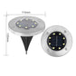 🎁Köp 2 få 1 gratis🔥8-LED solcellsdrivna marklampor för trädgård utomhus