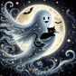 🔥🎁Nyhet 50 % RABATT🔥👻 Skapa ditt eget Halloween-spöke – gulligt DIY-diamantmålningskit för kreativ höstpyssel