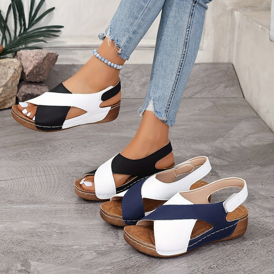 🔥Ultrabekväma sandaler med sluttande klack för kvinnor