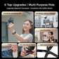 ⏰ Endast nu 50% rabatt!📱Heta nya produkter🔥4-i-1 multifunktionell magnetisk selfiepinne med 360° rotation