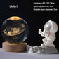 🔥🎁Nyhet 50 % RABATT🔥🥳💞50 000+ SÅLDA!💫🌌 Ta med galaxen in i ditt rum. 3D-kristallkula nattlampa – 50 % RABATT! ✨🌙