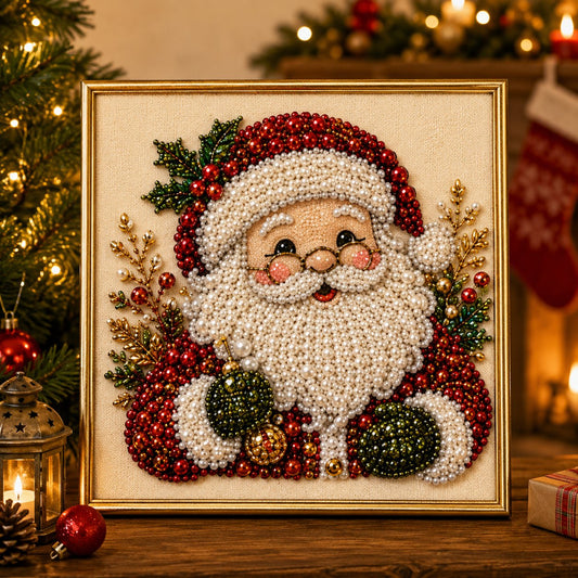 🧘Avkopplande och nybörjarvänligt - 🎨💎DIY diamantmålningskonstkit med julpärlor