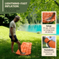 🛏️⛺ 50 % RABATT NU! ✨ Ultralätt Liggunderlag med Inbyggd Fotpump – 7,5 cm Tjockt & Bekvämt för Camping, Vandring och Strand 🌊