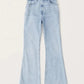 ⭐Kvinnor 2023 ⭐ Ultra High Rise Stretch Flare Jean