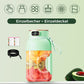 🔥🎁Nyhet 50 % RABATT🔥🍎🍓🍉2-i-1-juicekopp 🍹 Drick direkt efter juicepressning. Stor kapacitet, digital skärm, design med flera blad. 🏋️