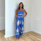 👗 50% RABATT! 💃 Ärmlös Jumpsuit med Vida Ben och Halter för Kvinnor – Elegant Design, Mjukt Tyg & Perfekt För En Trendig Sommarkväll 🌸