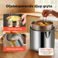🔥 HETT ERBJUDANDE – 50 % RABATT! 🍳 Multifunktionell stekpanna i rostfritt stål 304 – fritera, steka, koka och stuva i en och samma gryta🍟