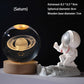 🔥🎁Nyhet 50 % RABATT🔥🥳💞50 000+ SÅLDA!💫🌌 Ta med galaxen in i ditt rum. 3D-kristallkula nattlampa – 50 % RABATT! ✨🌙