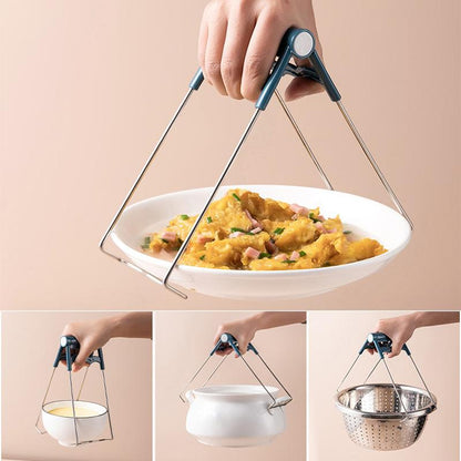 🍳 50% RABATT NU!🔥 Kreativt Anti-skållningsklämma Set – Ergonomisk & Stabil – Kökets Säkerhetsvakt ✨