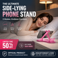 📱🔥🎁Köp 2 få 1 gratis🔥 Telefonstativ med flera vinklar som passar för liggande ställning – justerbar telefonhållare för skrivbord med tre lägen, stabilt stöd för handsfree-användning i sängen, på soffan och vid skrivbordet