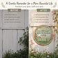 🌸 50 % RABATT NU! 🌿 Rund Trädgårdsskylt i Metall – “Leave Room in Your Garden for the Angels to Dance” ✨