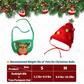 🎁Gåva till din furbaby 49% rabatt🎄🎅Älskvärd julgranshatt med pom-pom