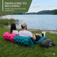🛏️⛺ 50 % RABATT NU! ✨ Ultralätt Liggunderlag med Inbyggd Fotpump – 7,5 cm Tjockt & Bekvämt för Camping, Vandring och Strand 🌊