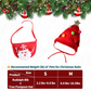 🎁Gåva till din furbaby 49% rabatt🎄🎅Älskvärd julgranshatt med pom-pom