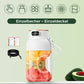 🔥🎁Nyhet 50 % RABATT🔥🍎🍓🍉2-i-1-juicekopp 🍹 Drick direkt efter juicepressning. Stor kapacitet, digital skärm, design med flera blad. 🏋️