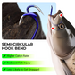 🎁Köp 1 få 1 gratis🔥🎣 Klassiska, vassa dubbelkrokar — Dubbelkrokar av högkolstål med nålspets