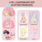 👑 50% RABATT! ✨ Fantasy 3-i-1 Prinsesspelset - Inkluderar Kronor, Trollspön & Smink för Oförglömlig Rollspelslek 🧚‍♀️✨