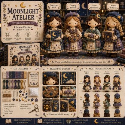 💕Rabattkampanj: 50 % rabatt❤️‍🔥Tiny Worlds-kollektionen – Patchwork-serien med DIY-kit