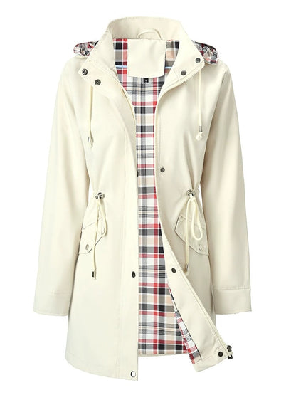 🔥🎁Nyhet 50 % RABATT🔥💗🧥Ultimat rutig vattentät jacka för kvinnor🍃