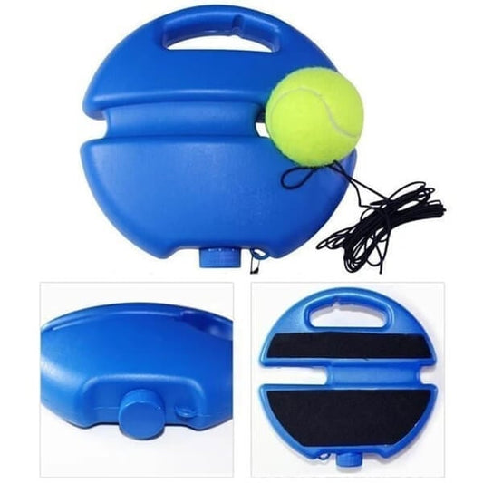 📢📢50% RABATT NU!! ⏰ Bärbar tennistränare | Stabil bas som fylls med sand eller vatten · Utrustad med upphängningssnöre · Lätt och smidig att ta med | Träning på egen hand · Utomhus i parken · Aktiviteter för hela familjen