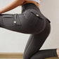 Sexiga stretchleggings med ficka för kvinnor Fitness Träningsbyxor🔥BYGG 2 GRATIS FRAKT🔥🔥