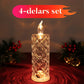 🕯️🎁Köp 2 få 1 gratis🔥 ✨ LED-kristallljus - Romantiska bordslampor för natt🎁