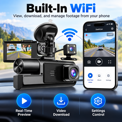 🔥🎁Nyhet 50 % RABATT🔥🚗📹 1080P dashkamera för bilen – fånga det som händer på vägen och dokumentera dina bilresor ✨