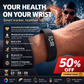 🔥🎁Nyhet 50 % RABATT🔥⌚ SmartSense-aktivitetsmätare – mäter kroppstemperaturen. Vattentålig ner till 50 meters djup – perfekt för träning och vardag! 💪🔥