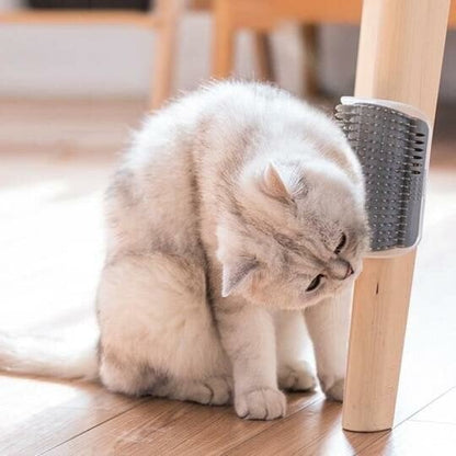 🎁Köp 2 få 1 gratis🔥Katt Självfrisör Katter Vägghörnmassage Kattkamborste gnuggar ansiktet med en kittlande kam Husdjursvårdsmaterial
