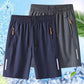 🩳 50% RABATT 🌬️ | Herrshorts med Elastisk Midja – Andningsbara & Säkra Fickor