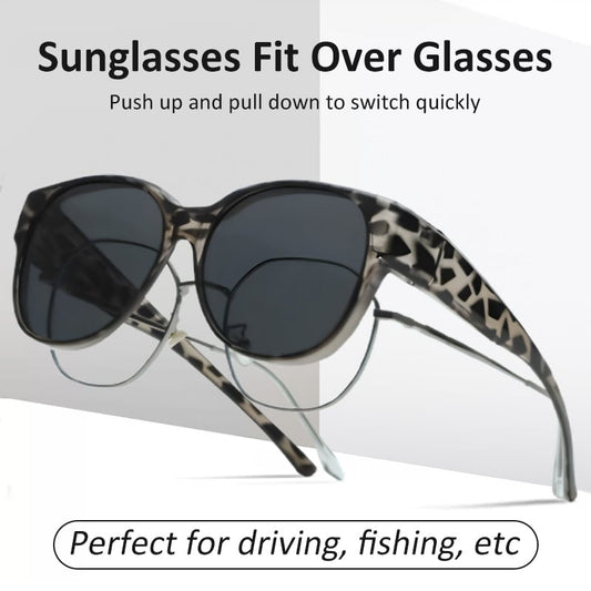 🥳2026 HOT SALE🥳💞50K+ SOLD!😎👓 50% OFF! UV400 Sunglasses – Fit over prescription glasses, stylish & comfy. Polarized, glare‑free. Perfect for driving & sunny days! 🛡️✨