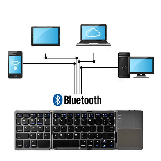 🔥🎁Nyhet 50 % RABATT🔥(Nästan slutsåld) Vikbart trådlöst Bluetooth-tangentbord för telefon