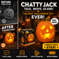 📢⏰🔥Nyhet 50 % RABATT🎁Jabberin' Jack – animerad, talande och sjungande pumpa
