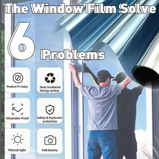 ⏳Tidsbegränsat erbjudande⏰Värmeisolerande insynsfilm – UV-skydd, enkel applicering och perfekt för hem och kontor 🏠