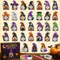 🌿 50% RABATT NU! 🎃✨ 31 Dagars Tomteöverraskningar Halloween Diamantmålning Adventskalender