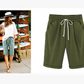 🔥Elastisk Midja Avslappnade Bekväma Sommarshorts
