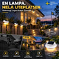 🔥50% RABATT NU! ☀️💡 Solcellsdriven LED‑vägglampa – dekorativ utomhusbelysning, energieffektiv för uteplats 🏡✨