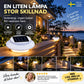 🔥50% RABATT NU! ☀️💡 Solcellsdriven LED‑vägglampa – dekorativ utomhusbelysning, energieffektiv för uteplats 🏡✨