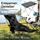 🪑 Justerbar, hopfällbar utomhusstol – Lätt, stabil och mångsidig – Perfekt för trädgården, campingen, stranden eller terrassen – Lätt att ta med sig och sätta upp 🏕️✨