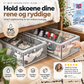 🔥🎁 Nyhet – 50 % RABATT! 👟 PVC Skoförvaringsbox – Vattentät, Hopfällbar & Platsbesparande ✨