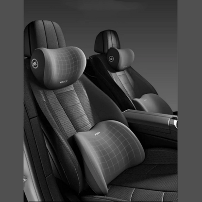 🔥🎁Nyhet 50 % RABATT🔥😎ERGONOMISK NACKSTÖD OCH LÄNDKUDDE FÖR BILSTOL🚗
